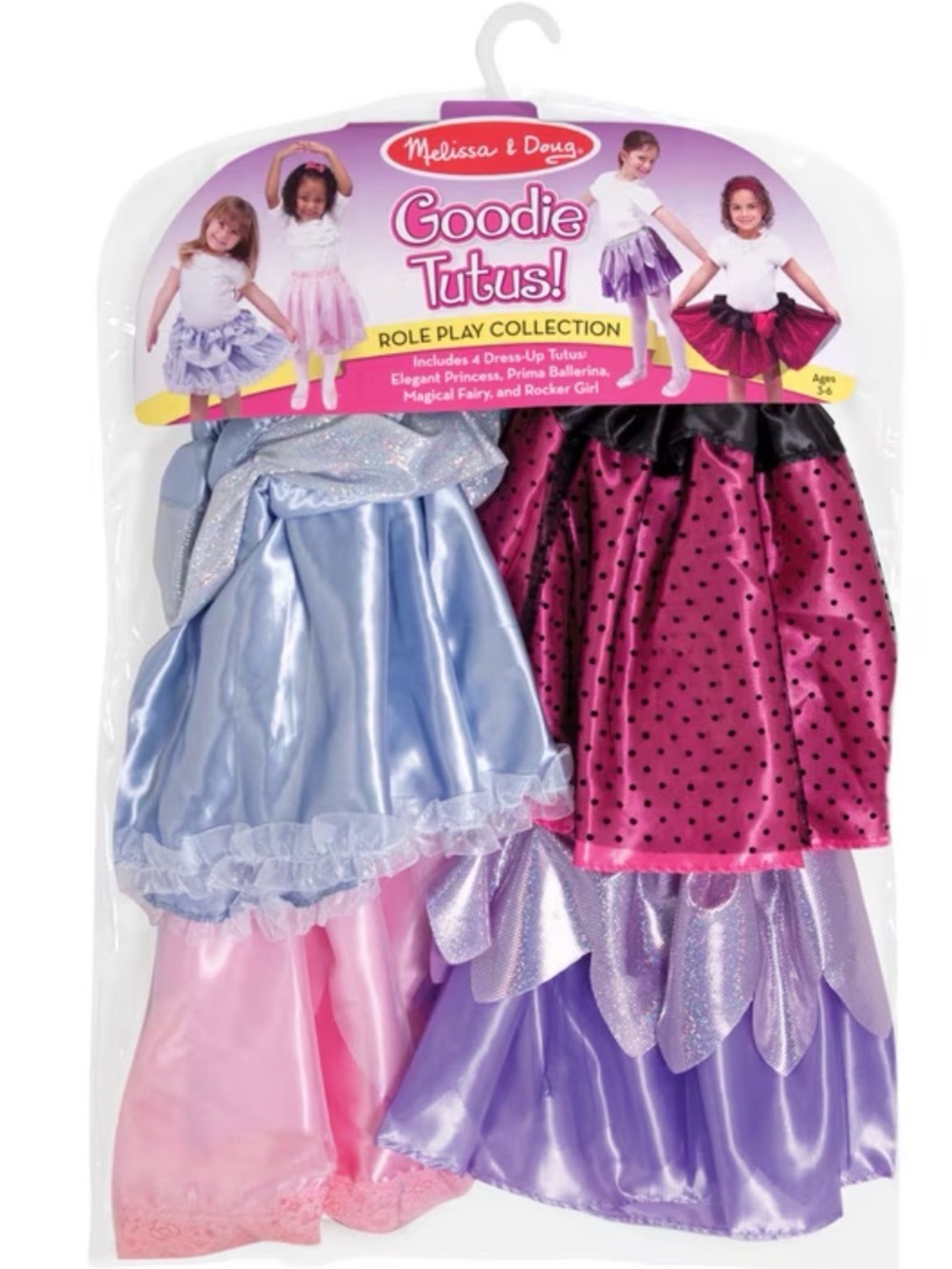 EUC Melissa & Doug Goodie Tutus! Dress-Up Set